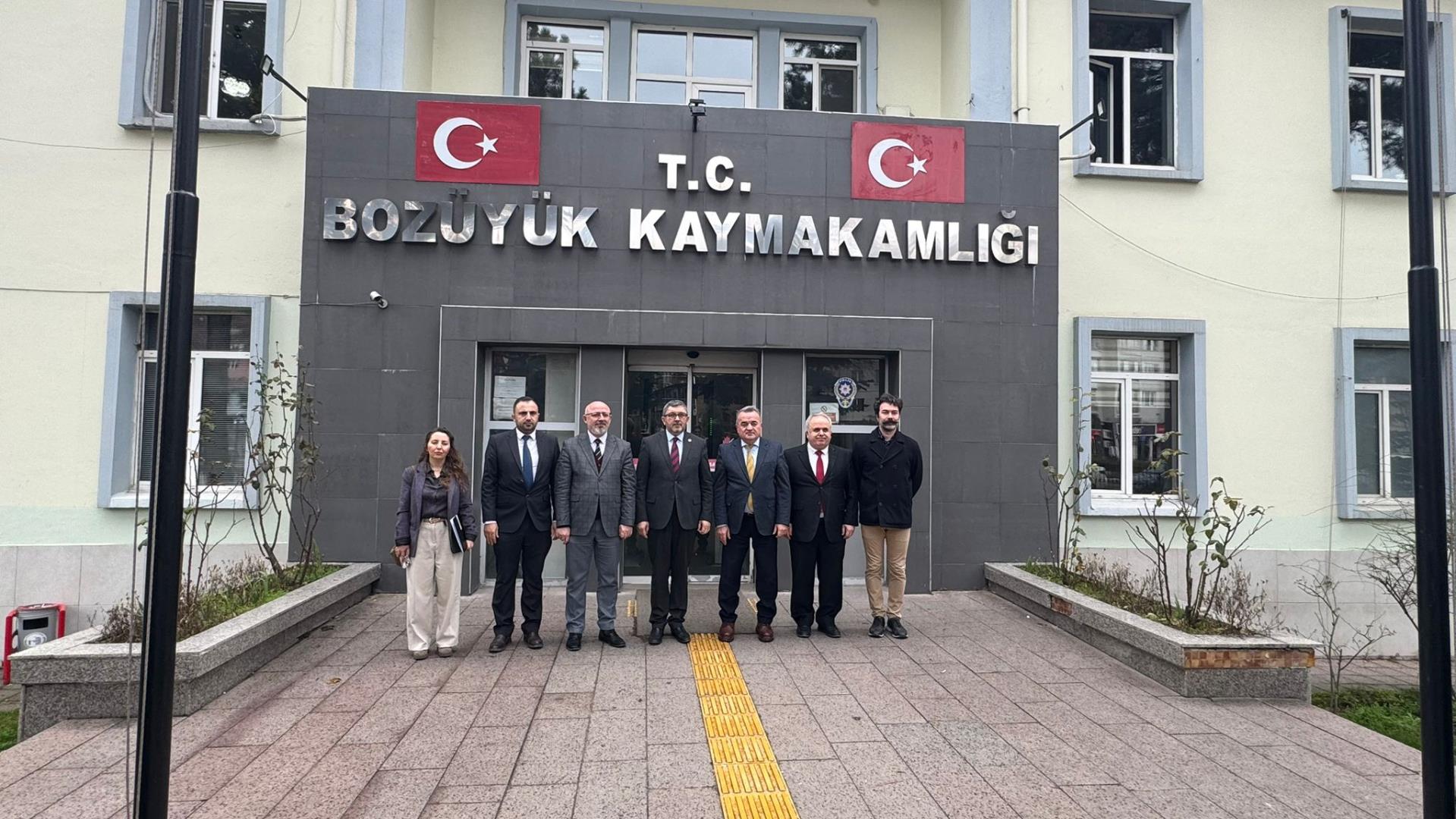 Rektörümüz Prof. Dr. Zafer Asım Kaplancıklı’dan Bozüyük Kaymakamına Ziyaret